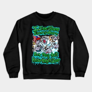 I See Sheep Crewneck Sweatshirt